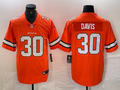 Men's Denver Broncos Terrell Davis Orange Alternate Game Jersey