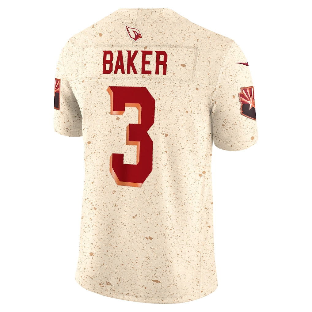 A.Cardinals #3 Budda Baker Cardinal Natural 2025 Rivalries Collection Limited Jersey