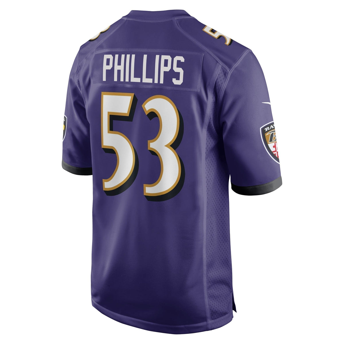 Del'Shawn Phillips Baltimore Ravens  Game   Jersey - Purple