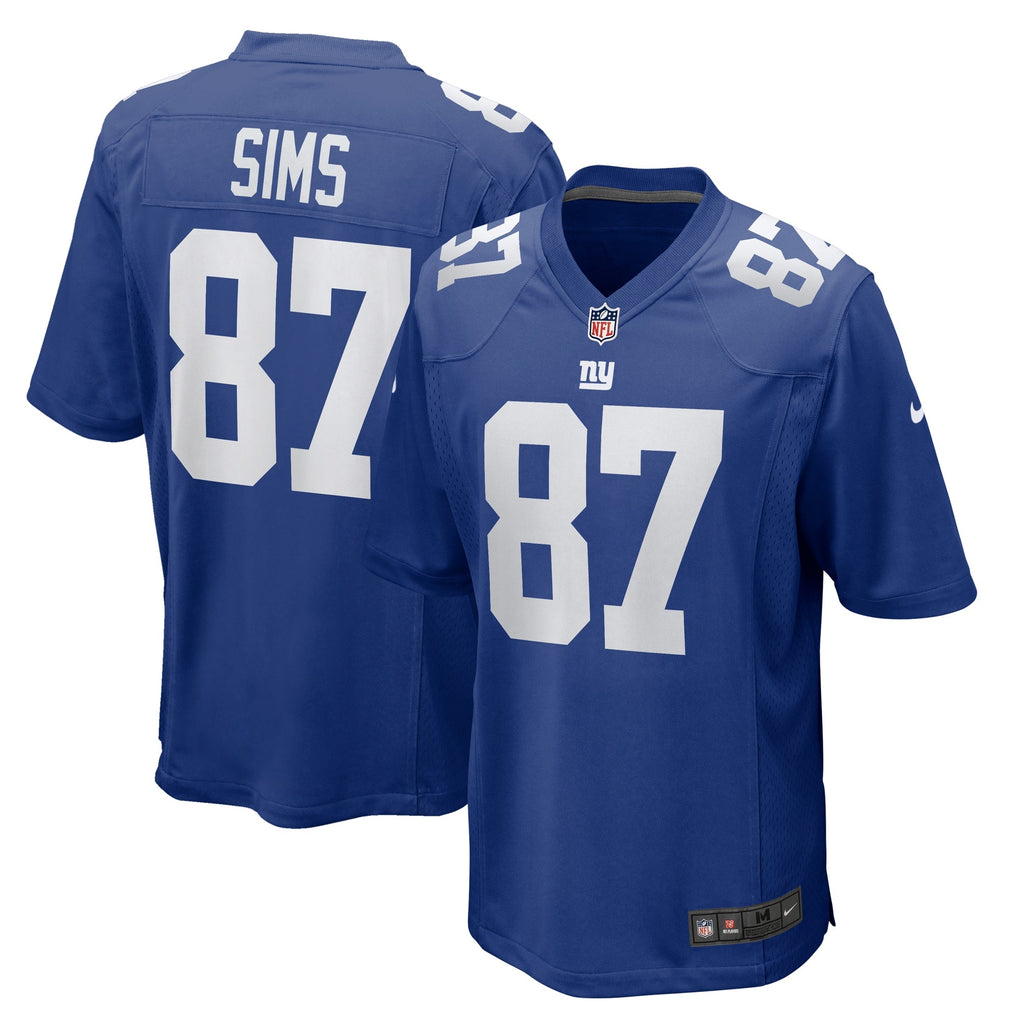 Cam Sims New York Giants   Game Jersey -  Royal