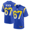 Justin Dedich Los Angeles Rams  Game Jersey -  Royal