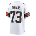 C.Whites #73 Joe Thomas White Retired Game Player Jersey
