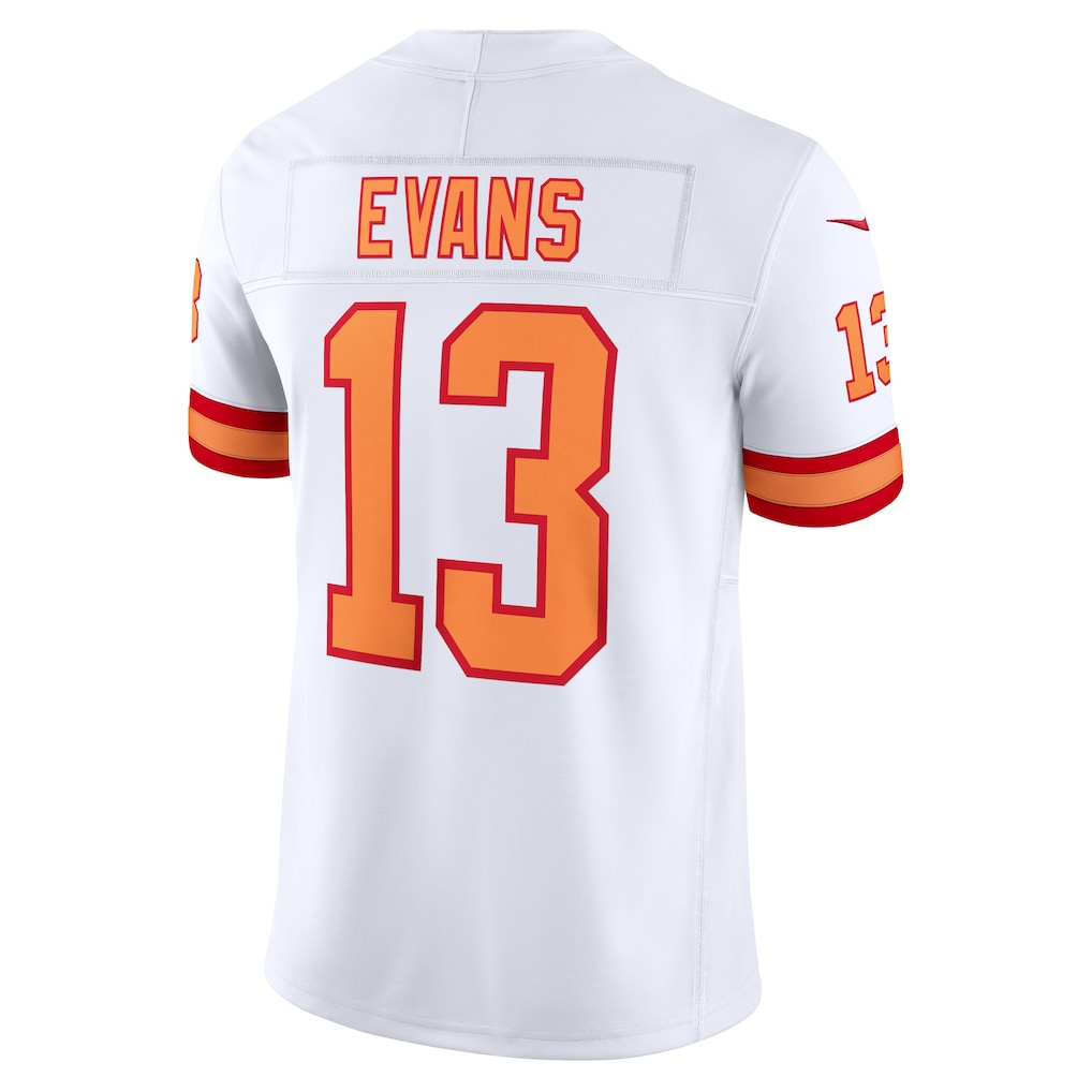 TB.Buccaneers #13 Mike Evans White Vapor F.U.S.E. Player Limited Jersey