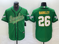 Men's Philadelphia Eagles Saquon Barkley Kelly Green Player Jersey Joint Edition