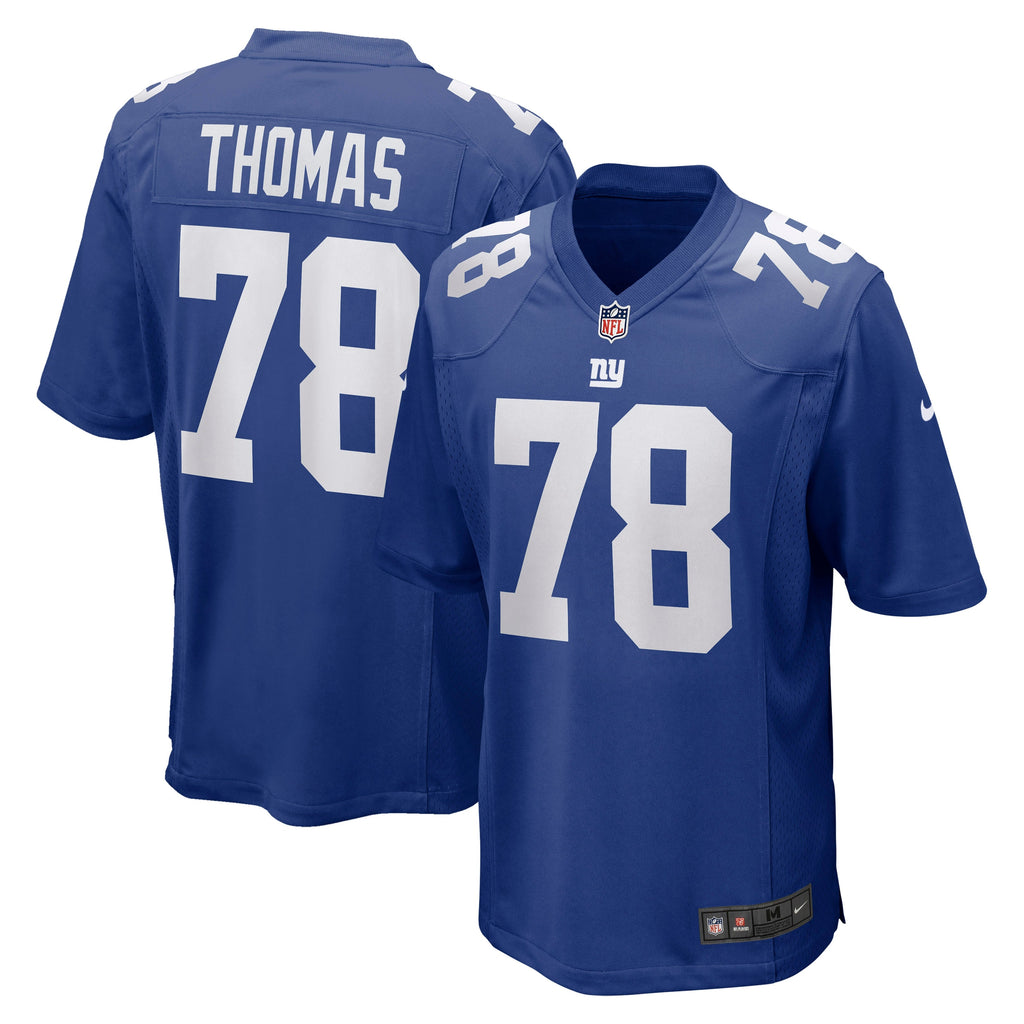 Andrew Thomas New York Giants    Game Jersey - Royal