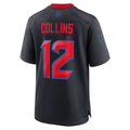 H.Texans #12 Nico Collins Navy 2nd Alternate Game Jersey