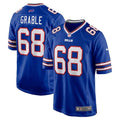 Buffalo Bills Tylan Grable #68  Men's Royal Blue Official NFL Game Jersey