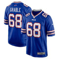Buffalo Bills Tylan Grable #68  Men's Royal Blue Official NFL Game Jersey