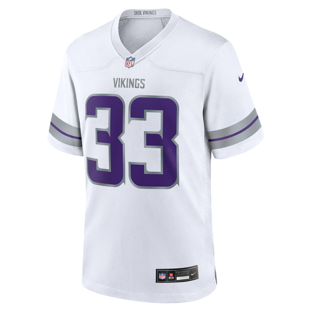 Aaron Jones Minnesota Vikings  Alternate Game   Jersey - White