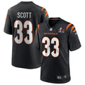 Nick Scott Cincinnati Bengals  Super Bowl LVI Game Jersey - Black