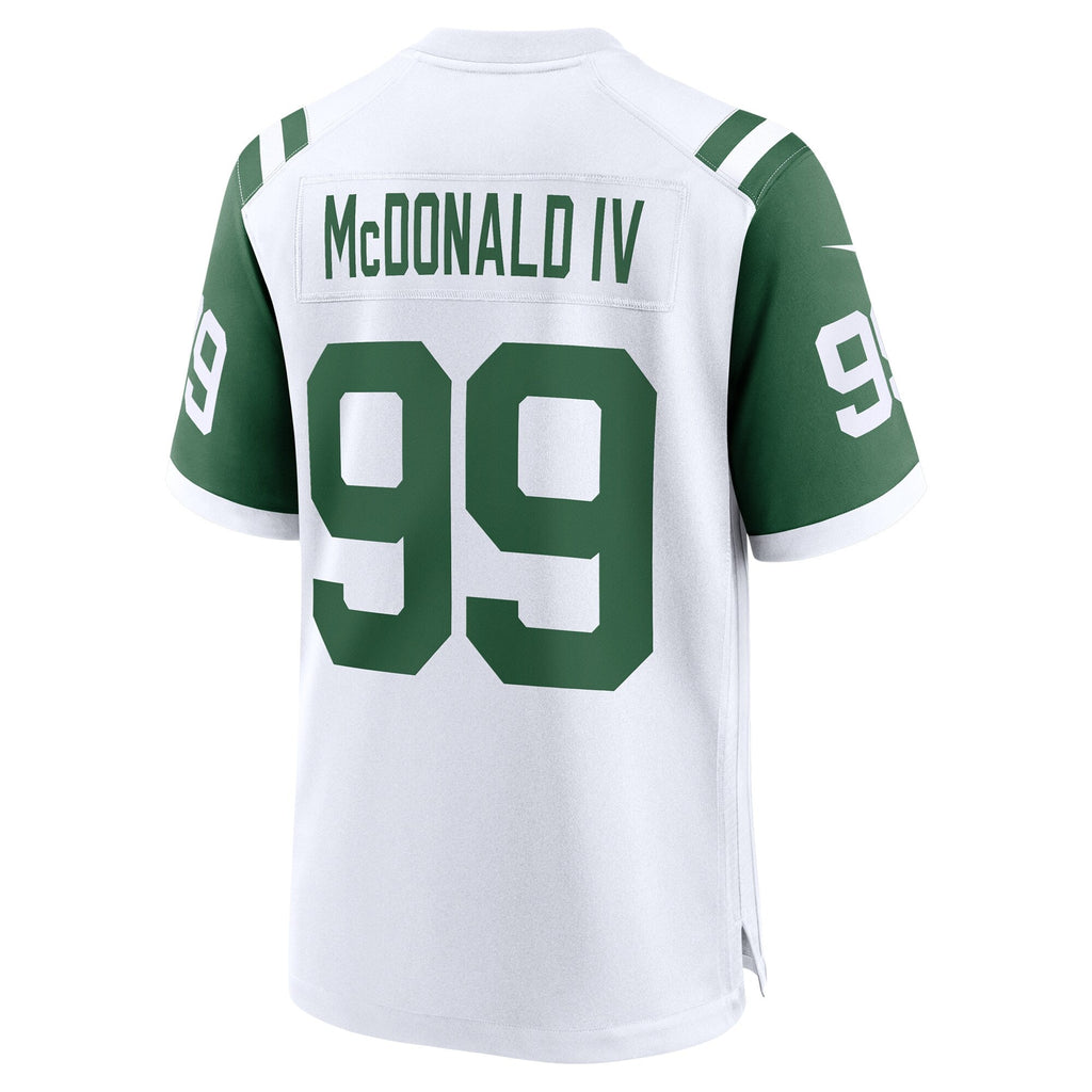 Will McDonald IV New York Jets  Classic Alternate Game Jersey - White