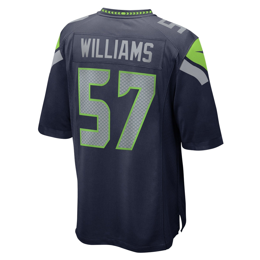 Connor Williams Seattle Seahawks   Game Jersey -  College Navy