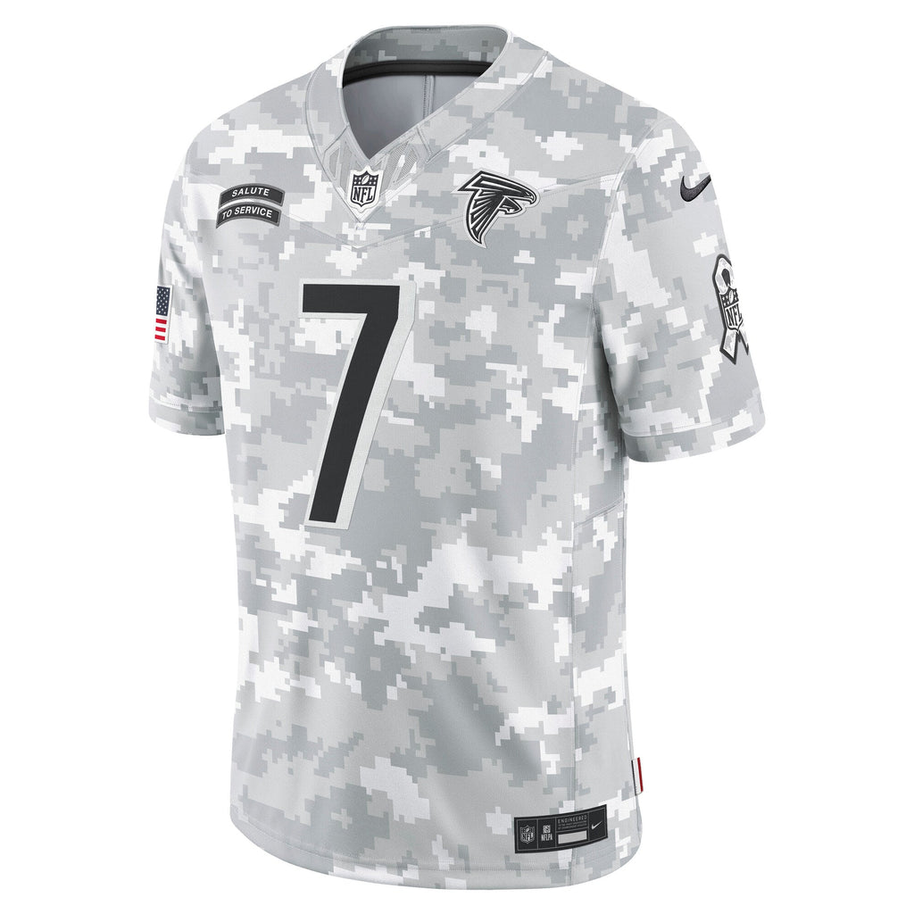 Bijan Robinson Atlanta Falcons  2024 Salute to Service Limited Jersey - Arctic Camo