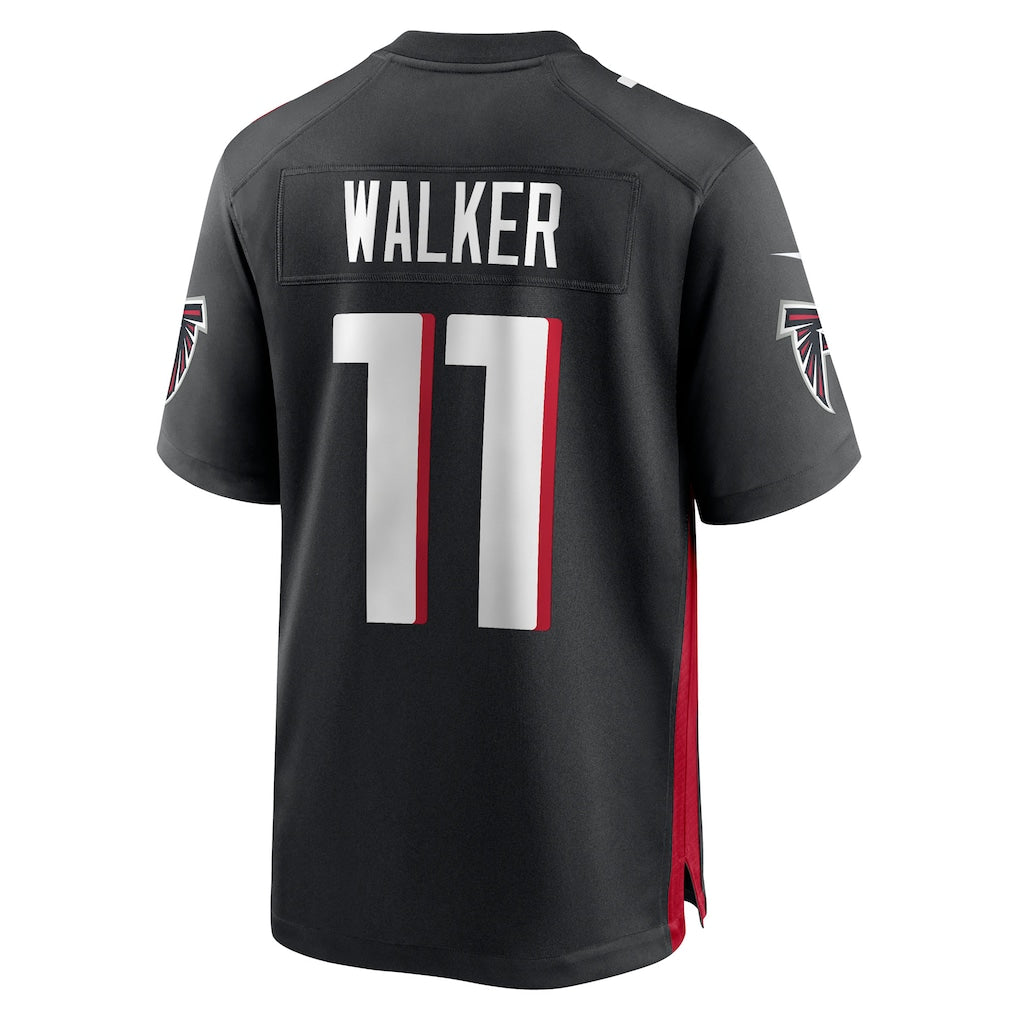 A.Falcons #11 Jalon Walker 2025 NFL Draft First Round Pick Game Jersey