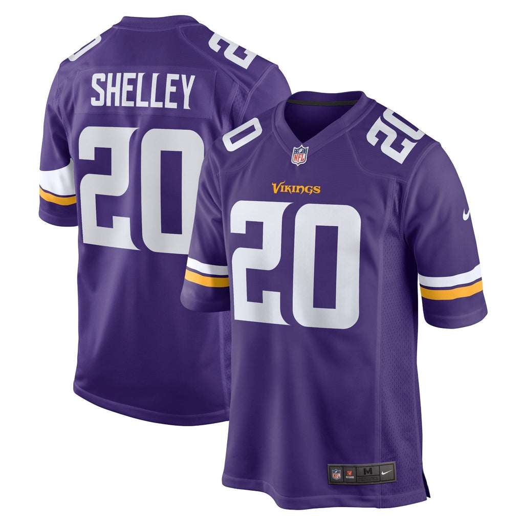 Duke Shelley Minnesota Vikings  Home Game   Jersey - Purple