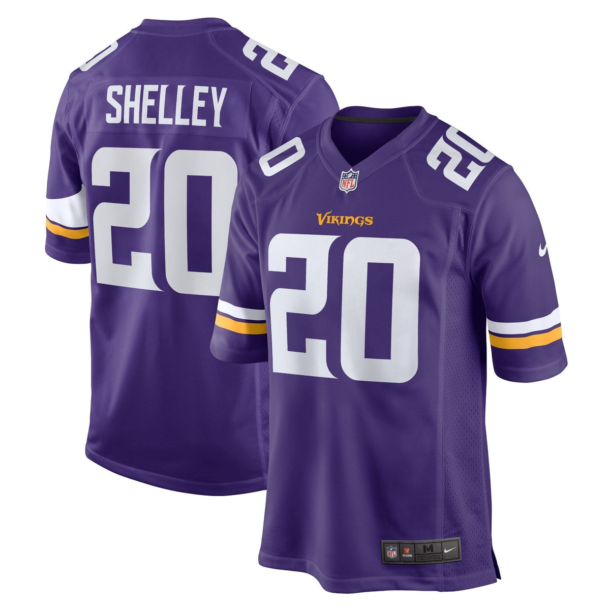 Duke Shelley Minnesota Vikings  Home Game   Jersey - Purple
