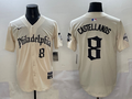 Men's Philadelphia Phillies Nick Castellanos Cream Limited Player Jersey