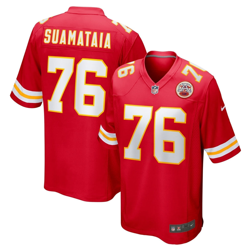 Kingsley Suamataia Kansas City Chiefs   Game Jersey -  Red