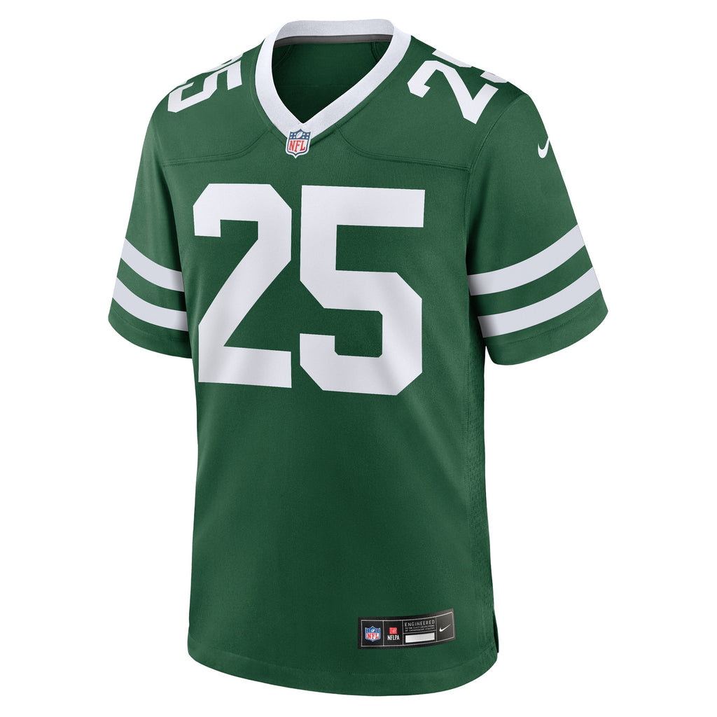Israel Abanikanda New York Jets  Team Game Jersey - Legacy Green