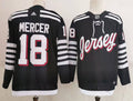 Men's New Jersey1 Devils Jamie Dawson Mercer #18 Black Player Game Jersey1
