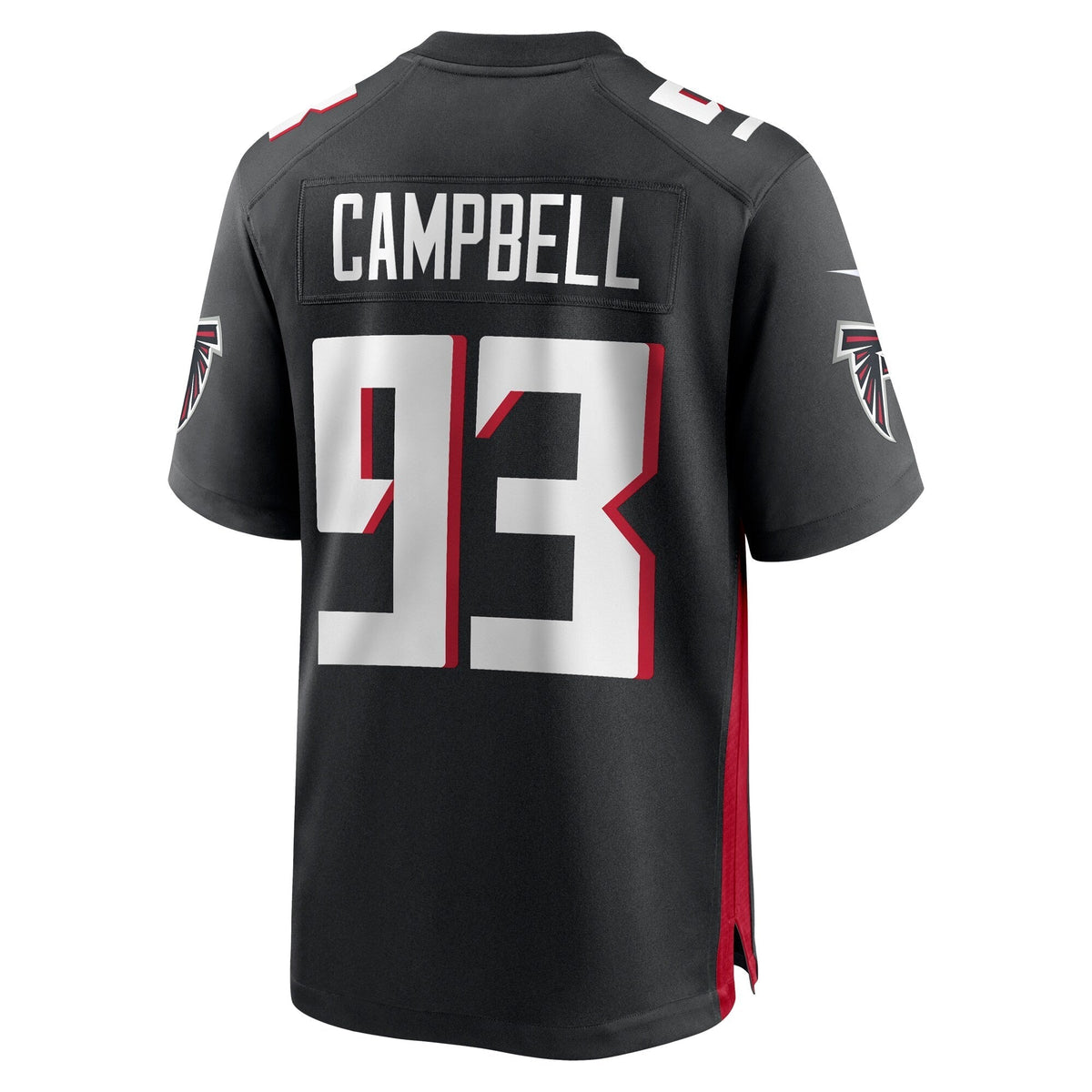 Calais Campbell Atlanta Falcons  Game   Jersey - Black
