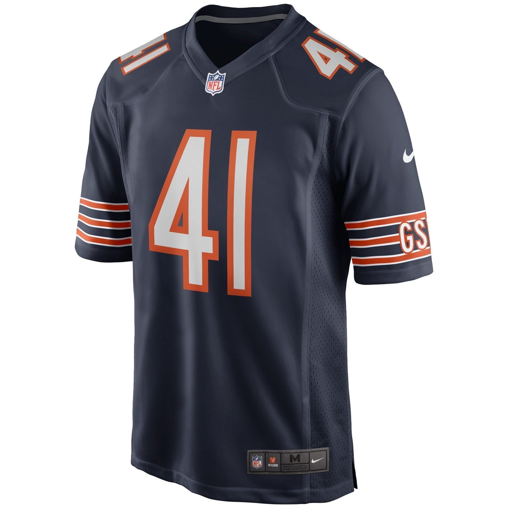 Brian Piccolo Chicago Bears Game Retired   Jersey - Navy