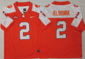 Men's Clemson Tigers Cade Klubnik #2 Orange Player Game Jersey