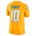 LA.Chargers #10 Justin Herbert Gold Alternate Charger Power Vapor F.U.S.E. Limited Jersey