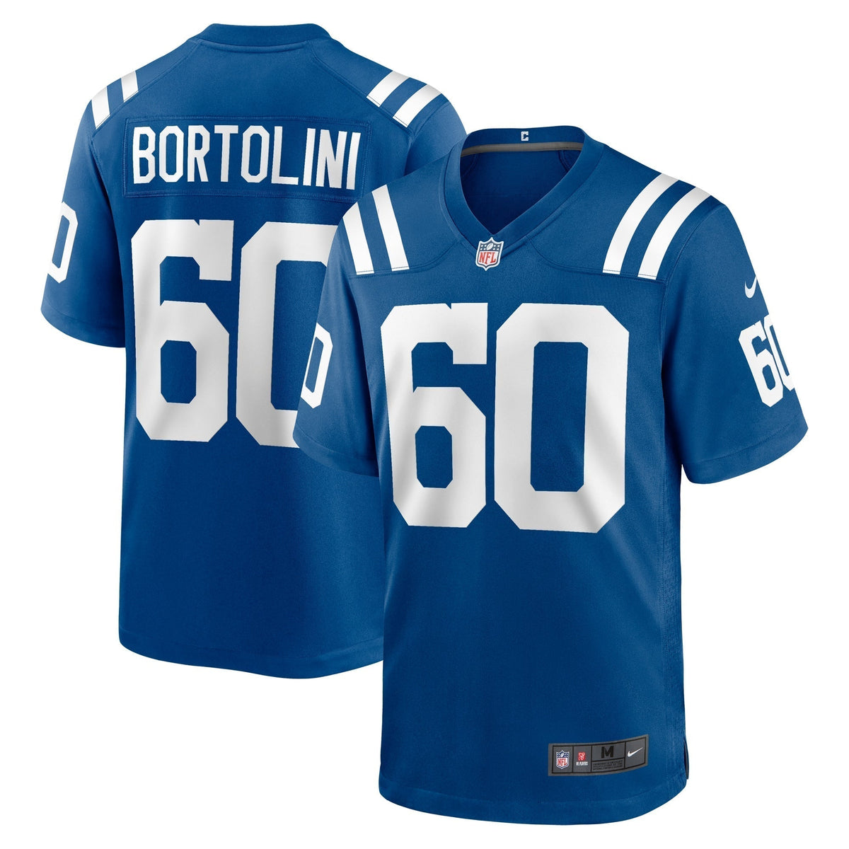 Tanor Bortolini Indianapolis Colts  Game Jersey -  Royal