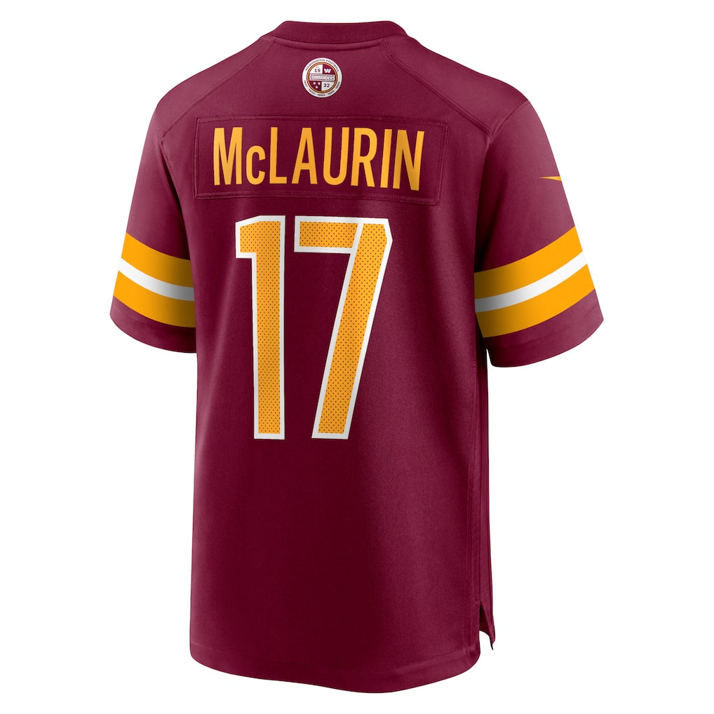 W.Commanders#17 Terry McLaurinBurgundy Game Jersey