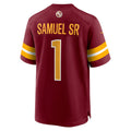 W.Commanders #1 Deebo Samuel Sr Burgundy Game Player Jersey