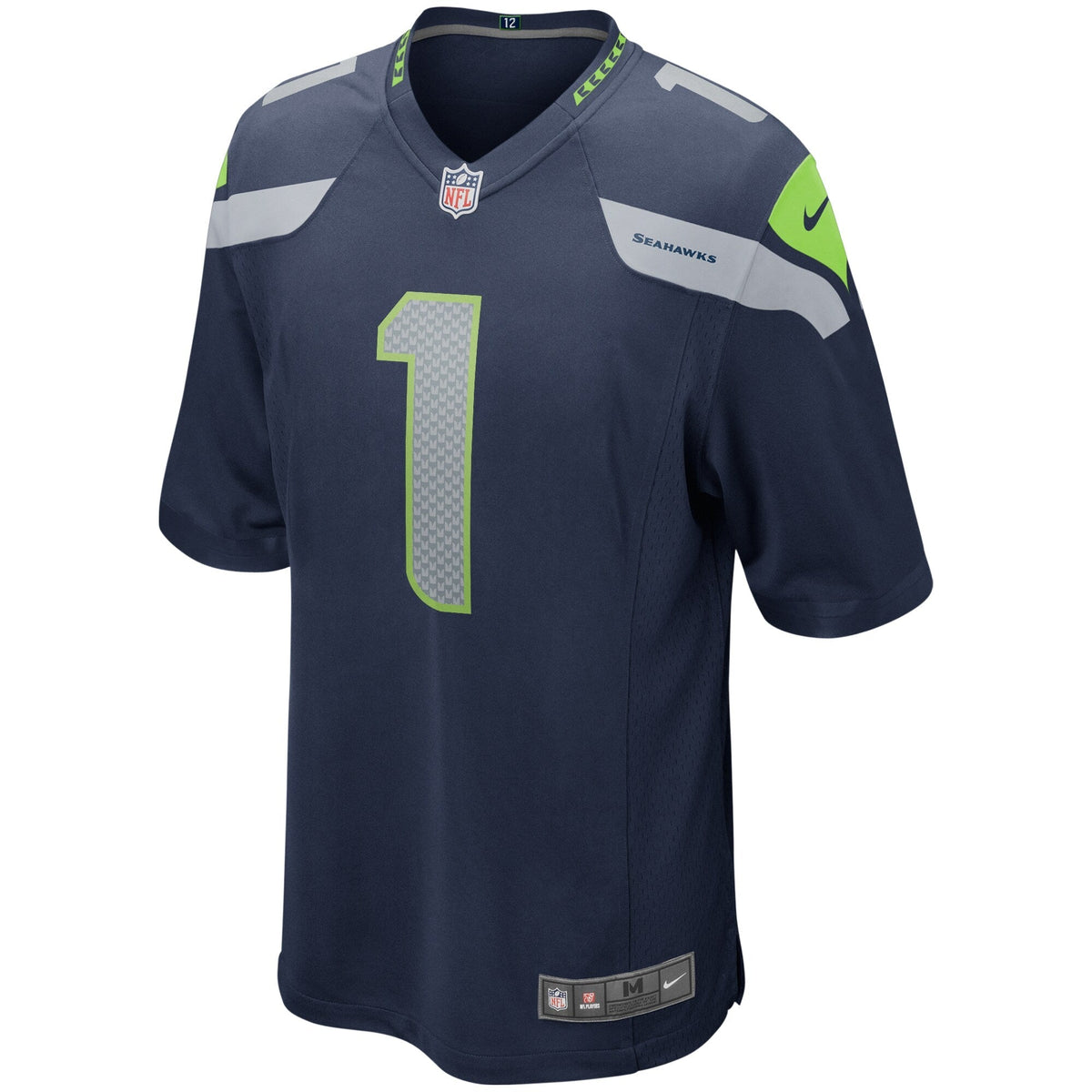 Warren Moon Seattle Seahawks  Game Retired   Jersey - College Navy