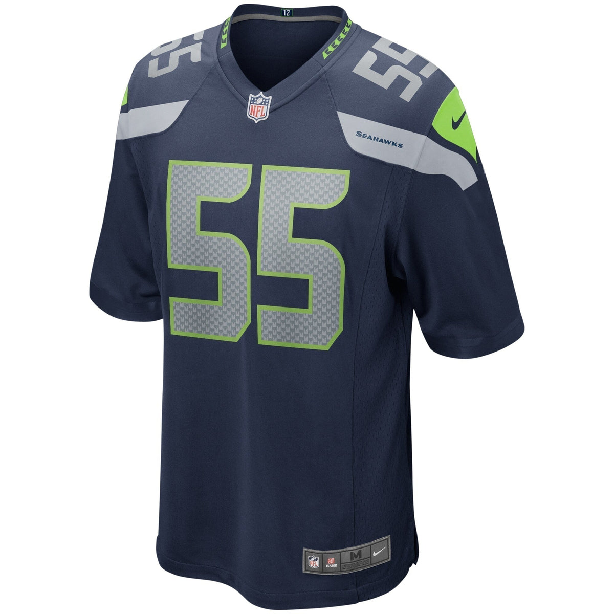 Brian Bosworth Seattle Seahawks  Game Retired   Jersey - College Navy