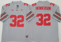 Men's Ohio State Buckeyes Treveyon Henderson #32 Gray Game Jersey