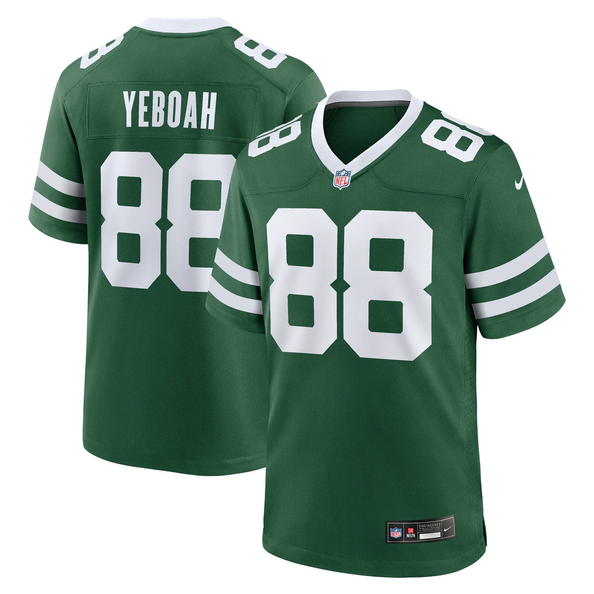 Kenny Yeboah New York Jets  Team Game Jersey - Legacy Green