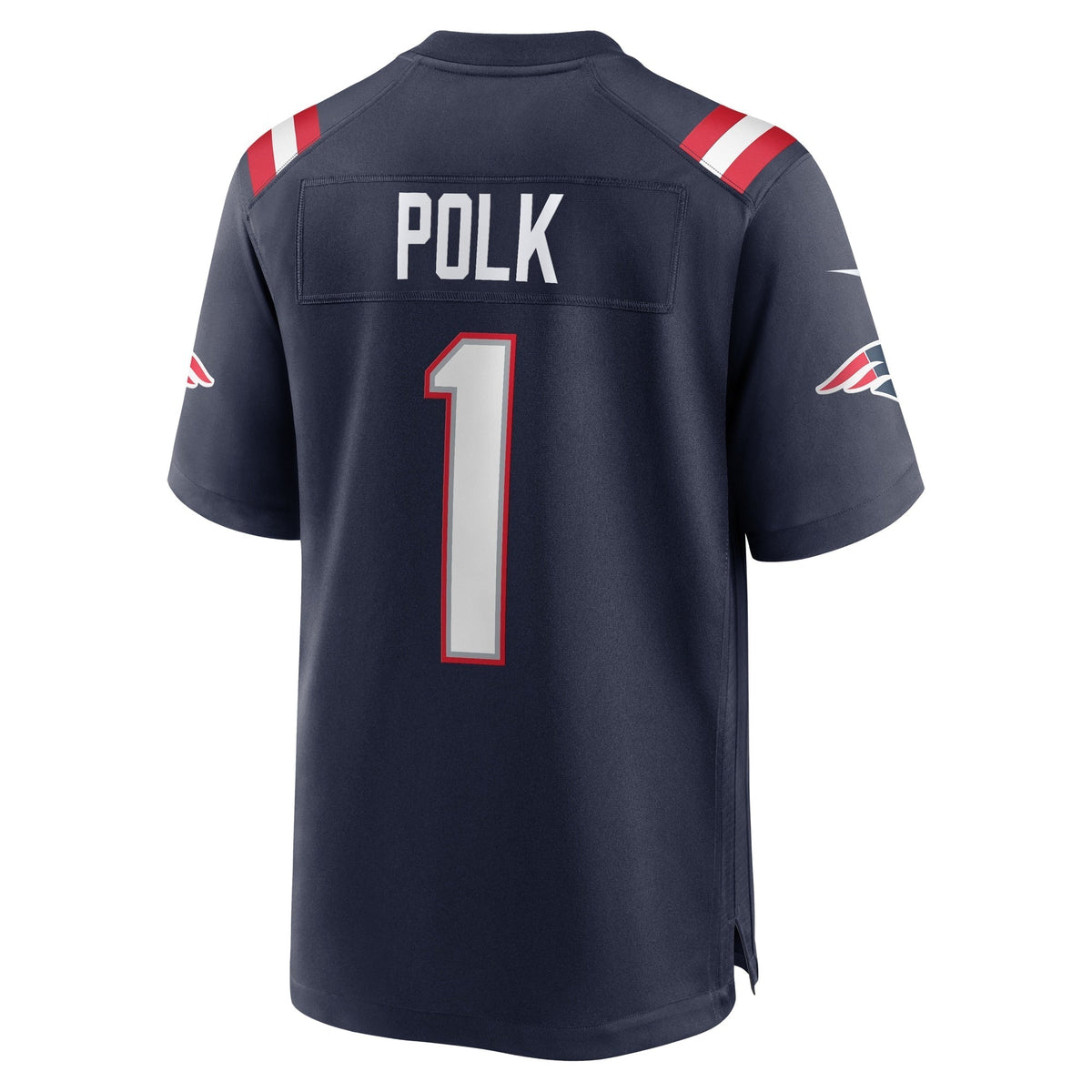 Ja'Lynn Polk New England Patriots  Team Game Jersey -  Navy