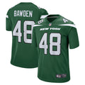 Nick Bawden New York Jets  Game   Jersey - Gotham Green