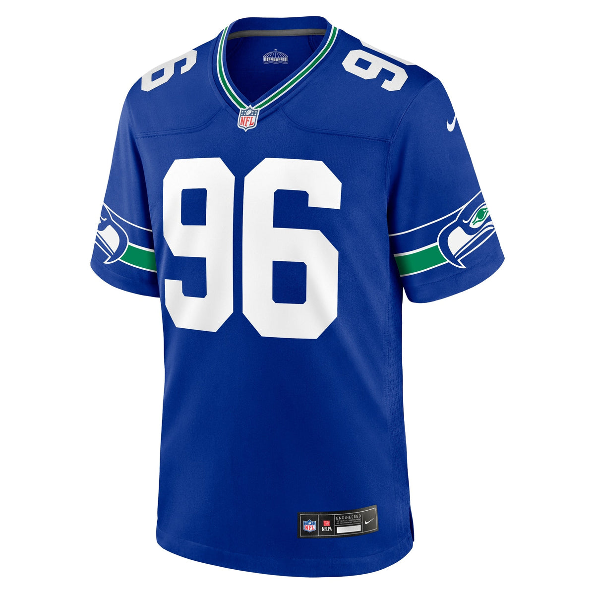 Cortez Kennedy Seattle Seahawks  Throwback Retired   Game Jersey - Royal