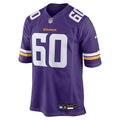 Minnesota Vikings Joe Huber Purple Team Game Jersey