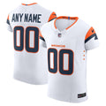 Denver Broncos White Vapor F.U.S.E. Elite Custom Jersey
