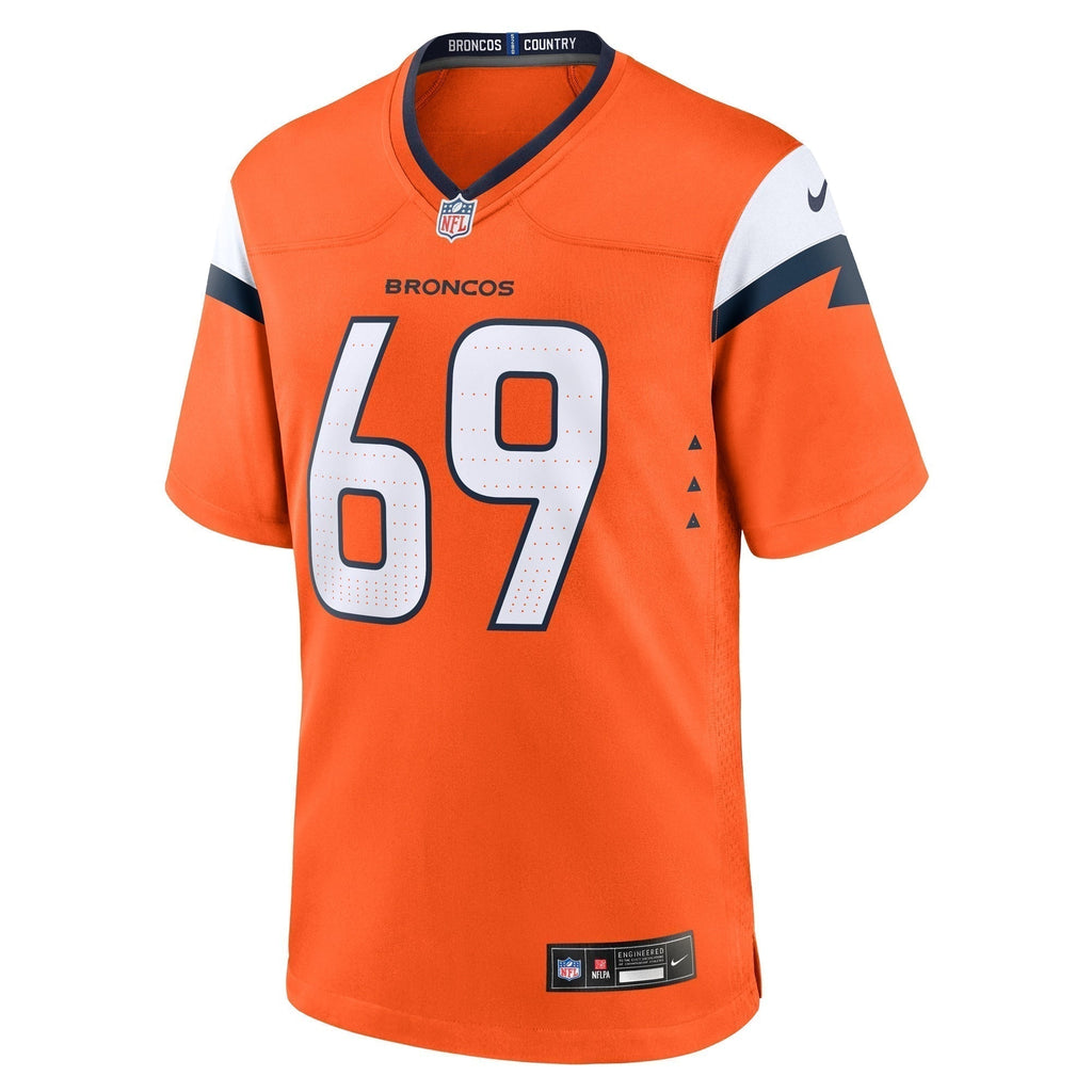 Mike McGlinchey Denver Broncos  Team Game Jersey -  Orange