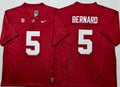 Men's Alabama Crimson Tide Germie Bernard Red Player Game Jersey