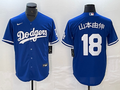 Men's Los Angeles Dodgers1 Yoshinobu Yamamoto #18 Royal Player Jersey