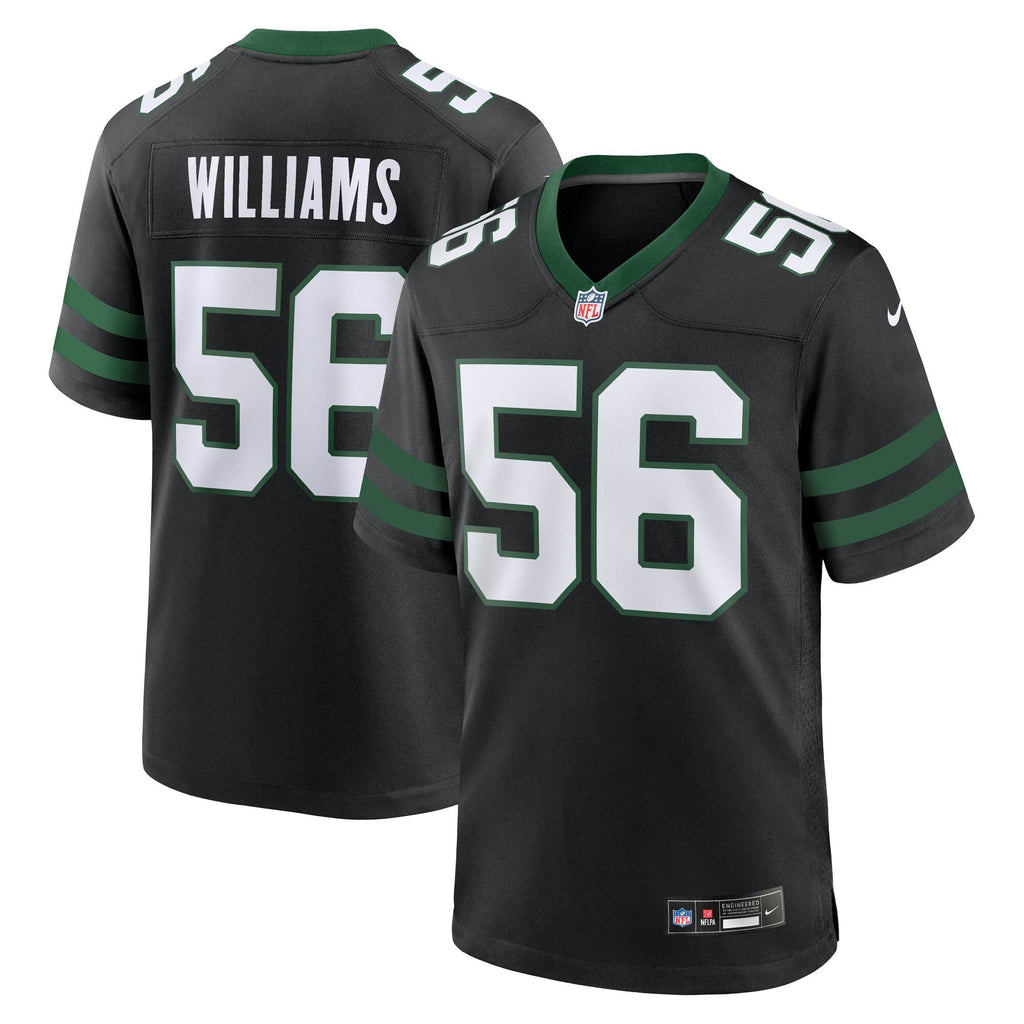 Quincy Williams New York Jets  Alternate Game Jersey - Legacy Black
