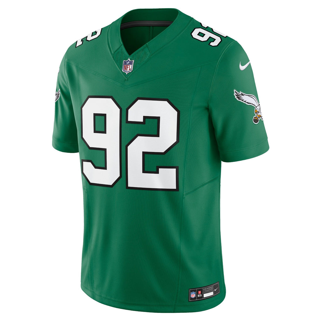 Reggie White Philadelphia Eagles  Alternate Vapor F.U.S.E. Limited Jersey - Kelly Green