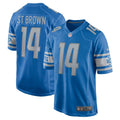 Amon-Ra St. Brown Detroit Lions  Game   Jersey - Blue