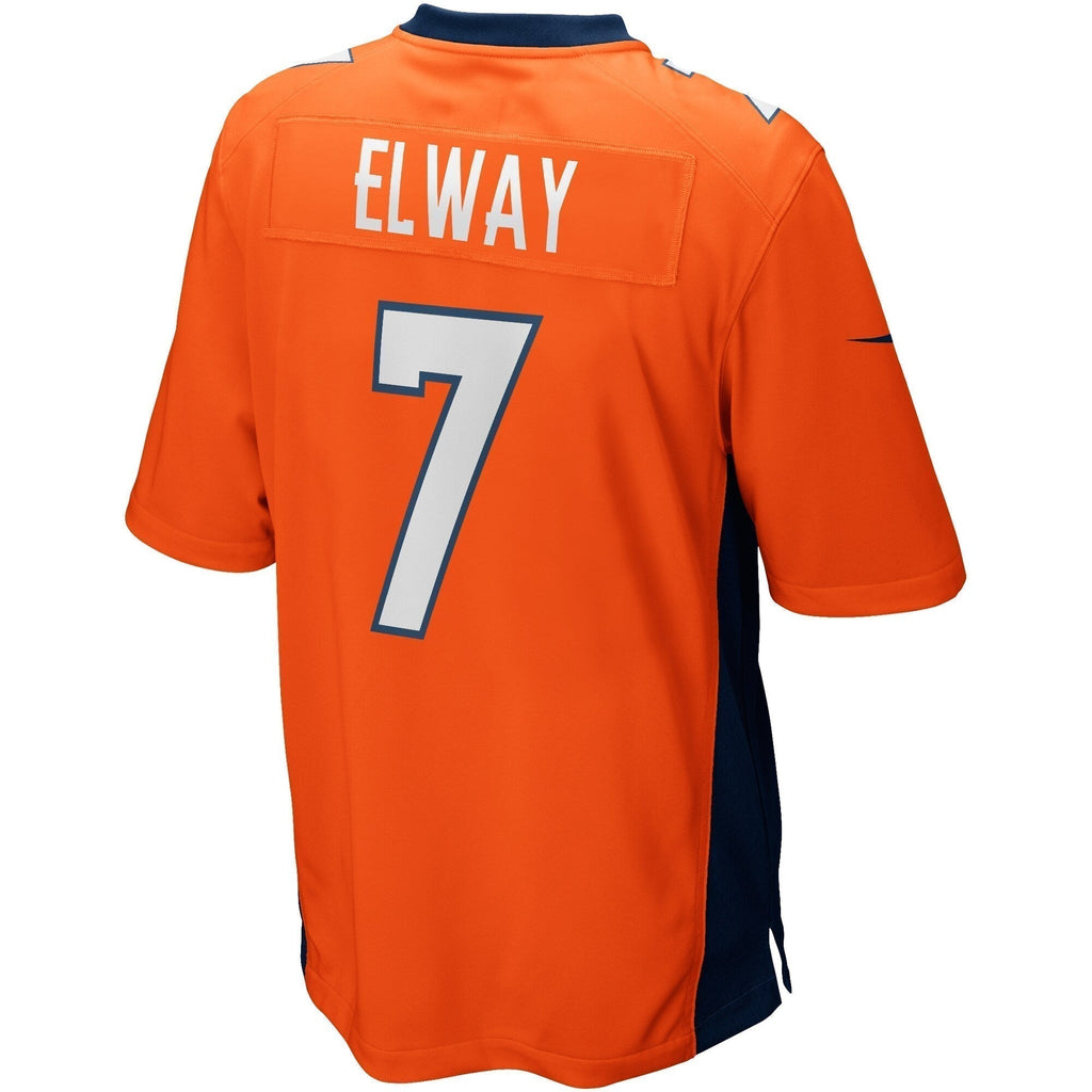 John Elway Denver Broncos  Game Retired   Jersey - Orange