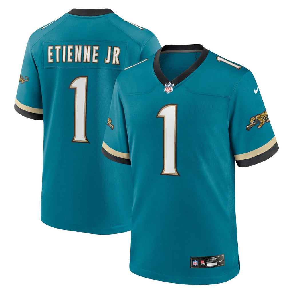 Travis Etienne Jr Jacksonville Jaguars  Prowler Throwback   Game Jersey - Teal