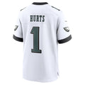 P.Eagles #1 Jalen Hurts White Team Game Jersey