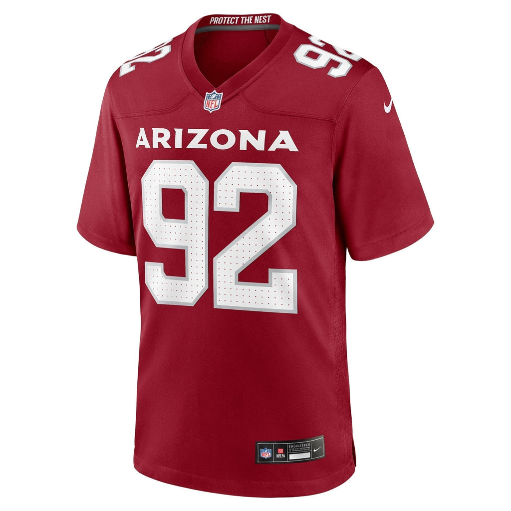 Bilal Nichols Arizona Cardinals  Team Game Jersey -  Cardinal